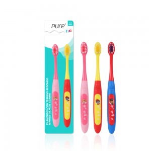 Parvus-Caput Suctionis Cup Kids Toothbrush