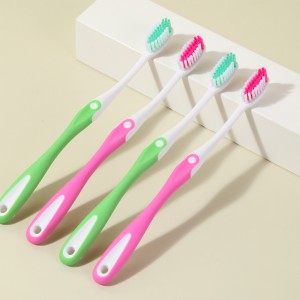 Fiacla Whitening Toothbrush Táirgí Béil Céimnithe Dath Toothbrush