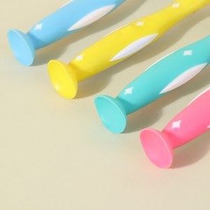 Silicone palpate Non-praetermisissent Kids Toothbrush