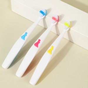 Brosse à dents personnalisée pour enfants en carton de vente chaude