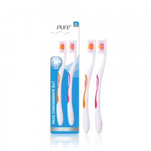 Brosse à dents en nylon Fresh Breath Poils souples