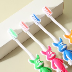 Escova de dentes infantil vertical para cuidados com os dentes