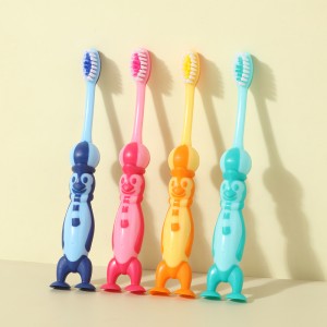 Brosse à dents pour enfants de dessin animé à poils doux