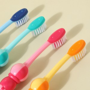 Brosse à dents pour enfants de dessin animé à poils doux