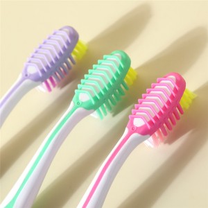 Cepillo de dientes estético con cerdas suaves de nailon