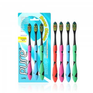 Brosse à dents à poils en nylon doux à usage familial 4