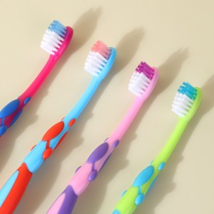 Manche de brosse à dents en silicone antidérapant pour enfants