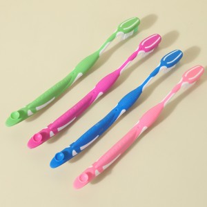 4 brosses à dents familiales personnalisées souples