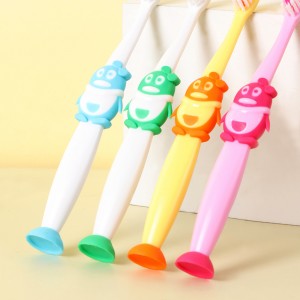 Oral Care Product Silicone Palpate Non-Slip Kids Toothbrush