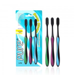 Scuab fiacla Antibacterial Bristles Baile Úsáid Toothbrush