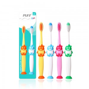 Oral Care Product Silicone Palpate Non-Slip Kids Toothbrush