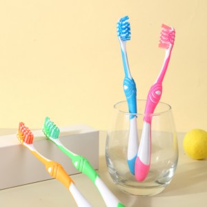 Dentes Tersus Silicone palpate gracili mollis Toothbrush