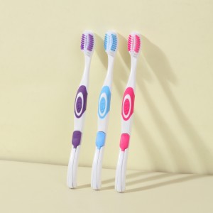 Poils mous colorés de brosse à dents de têtes de brosse pour les dents sensibles