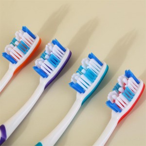 Manual Toothbrush Color Fading Soft Bristle