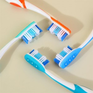 Manual Toothbrush Color Fading Soft Bristle