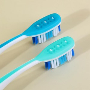 Manual Toothbrush Color Fading Soft Bristle