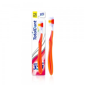فرشاة أسنان مخصصة لتنظيف منتجات الأسنان