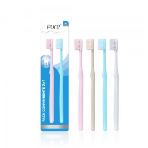 Triticum Straw Toothbrush Family Home Using Manual Recyclable Toothbrush