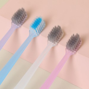 4pcs brosse à dents familiale couleur bonbon brosse à dents adulte