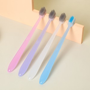 4pcs Candy Color Genus Toothbrush Adulta Toothbrush