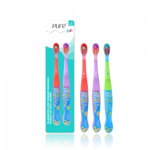 Brosse à dents pour enfants à poils doux et à petite tête